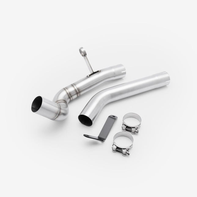Lextek Matt Stainless Steel RP1GL 400mm with Link Pipe for BMW F 750 GS 2018-2024