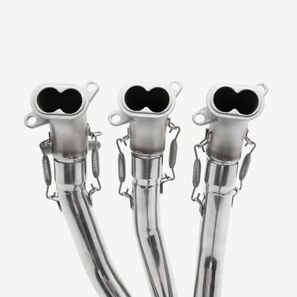 Lextek Stainless Steel Exhaust Downpipe for Speed Triple (11-15)