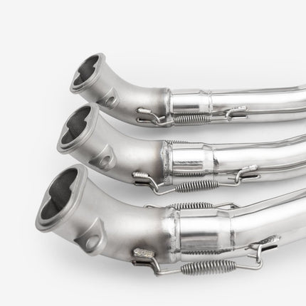Lextek Stainless Steel Exhaust Downpipe for Speed Triple (11-15)