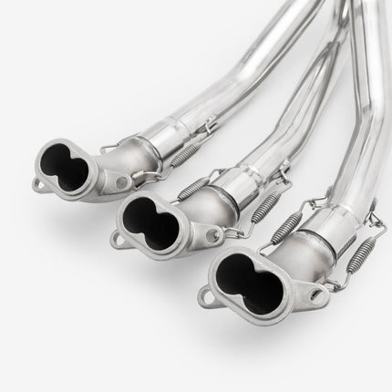 Lextek Stainless Steel Exhaust Downpipe for Speed Triple (11-15)