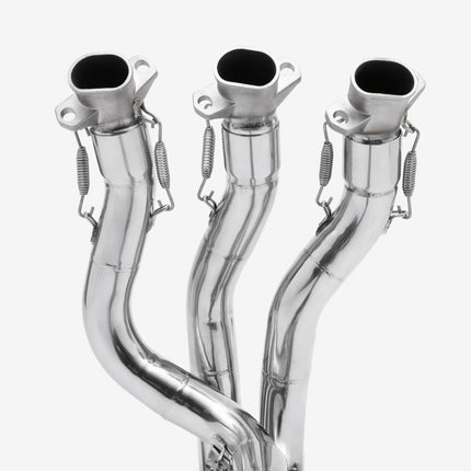 Lextek Stainless Steel Downpipe for Triumph Daytona 660 (24-26)