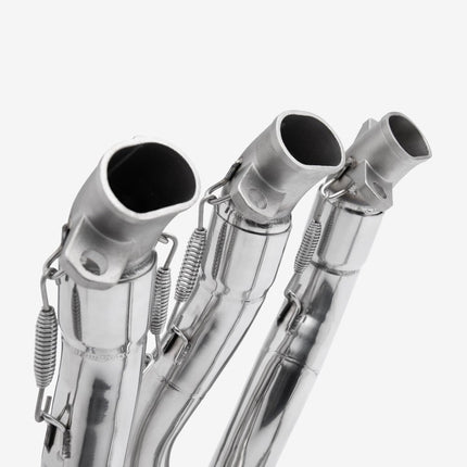 Lextek Stainless Steel Downpipe for Triumph Daytona 660 (24-26)