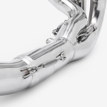 Lextek Stainless Steel Downpipe for Triumph Daytona 660 (24-26)