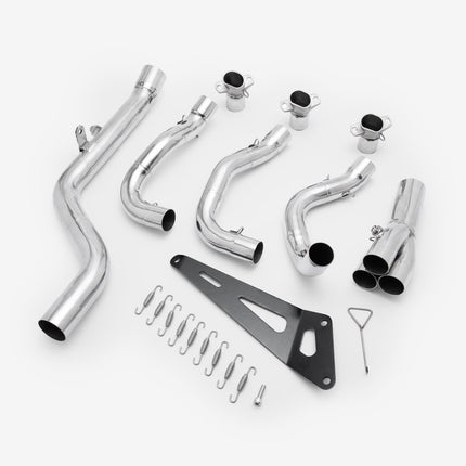 Lextek Stainless Steel Downpipe for Triumph Daytona 660 (24-26)