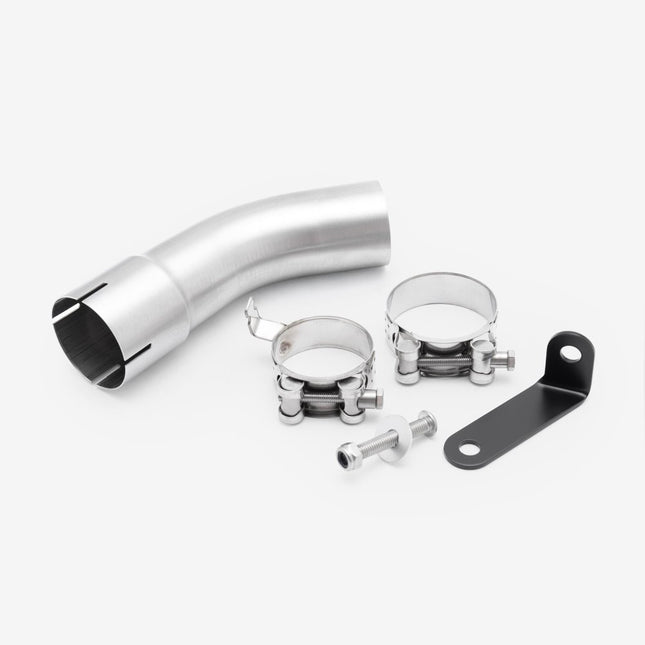 Lextek Chrome Stainless Steel OP4 200mm with Link pipe for Suzuki GSX-S 1000 GX 2024-2026