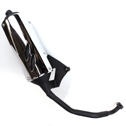 125cc Scooter Black Exhaust System for ZN125T-7H, ZN125T-7H(SINNIS), DB125T-7H