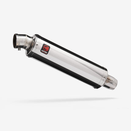 Lextek Polished Stainless Steel RR4 400mm Exhaust System for Lexmoto FMX 125 EFI