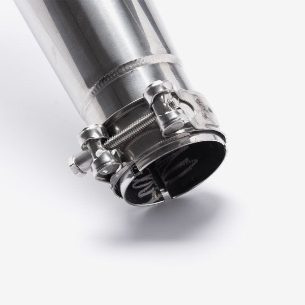 Lextek Stainless Steel MP4 Megaphone Exhaust Silencer 300mm 51mm
