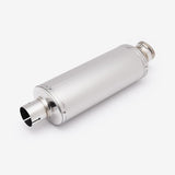 Lextek Stainless Steel OU1 Underseat Exhaust Silencer 300mm 51mm