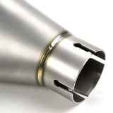 Lextek Matt S/Steel VP6 Tri Oval Exhaust Silencer 51mm