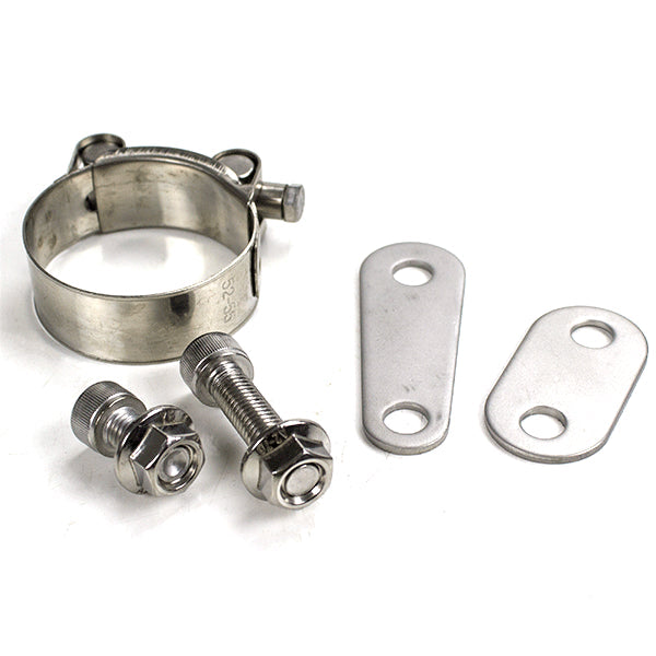 Lextek Matt S/Steel VP6 Tri Oval Exhaust Silencer 51mm
