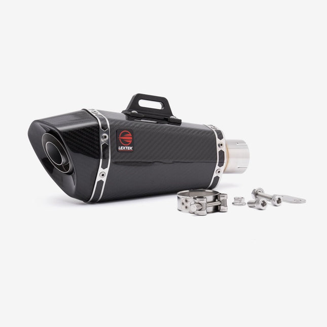 Lextek Carbon Fibre XP8C Exhaust Silencer 210mm 51mm