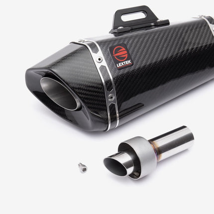 Lextek Carbon Fibre XP8C Exhaust Silencer 210mm 51mm
