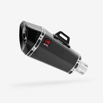 Lextek Carbon Fibre XP8C 210mm Exhaust System for Benelli TRK 702 X