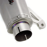 Lextek XT10 Titanium Look Hexagonal Exhaust Silencer 60mm