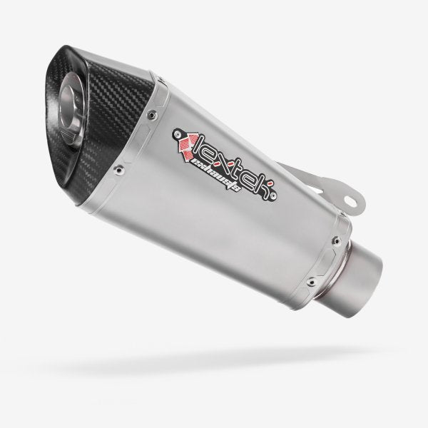 Lextek XT10 Titanium Look Hexagonal Exhaust Silencer 60mm