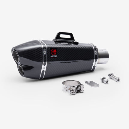 Lextek Carbon Fibre XP13C Exhaust Silencer 210mm 51mm