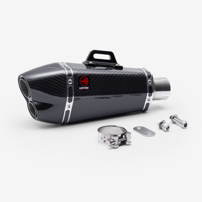 Lextek Carbon Fibre XP13C Exhaust Silencer 210mm 51mm