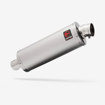 Lextek Matt Stainless Steel OP1 350mm Exhaust System for Honda VFR800 (02-13)