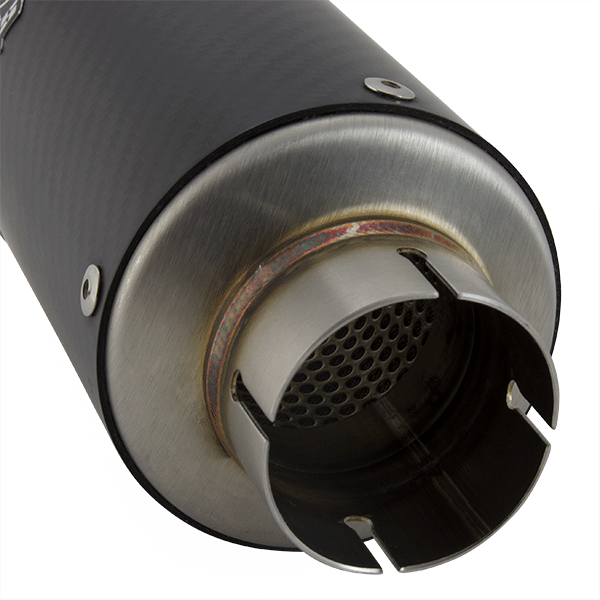 Lextek CP8C Carbon Effect Exhaust Silencer 51mm