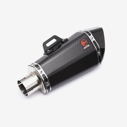 Lextek Carbon Fibre XP8CL Exhaust Silencer 210mm 51mm (Left Hand)