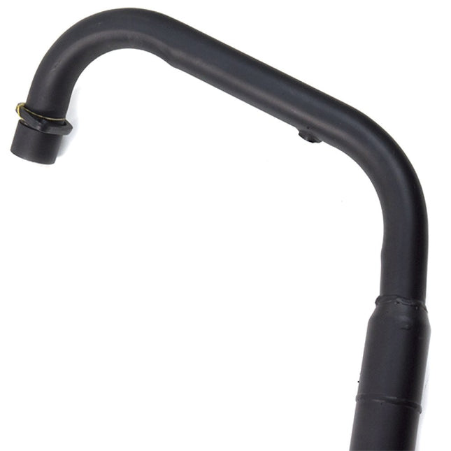 125cc Black Exhaust System EURO 4 with Chrome Guard for ZS125-79-E4, ZS125-79H, ZS125-79-E5
