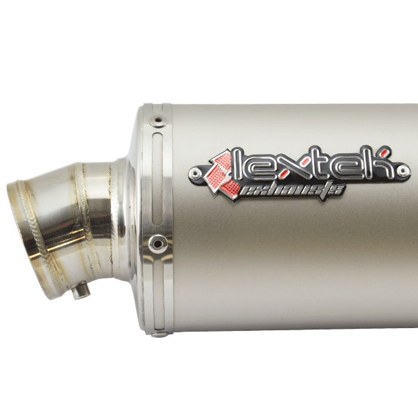 Lextek O31 Matt S/Steel Exhaust Silencer (3 Bolt) Bandit