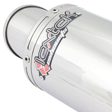 Lextek Y32 Polished Stainless Steel Stubby Exhaust Silencer (3 Bolt) SRAD