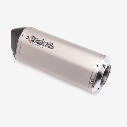 Lextek Matt Stainless Steel S31 Exhaust Silencer (3 Bolt)
