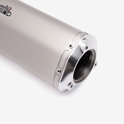 Lextek Matt Stainless Steel S31 Exhaust Silencer (3 Bolt)