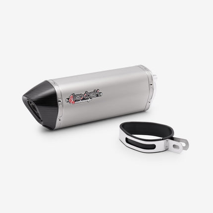 Lextek Matt Stainless Steel S31 Exhaust Silencer (3 Bolt)