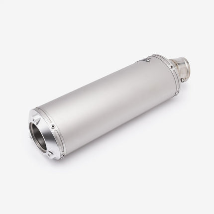 Lextek Matt Stainless Steel O32 Exhaust Silencer (3 Bolt)