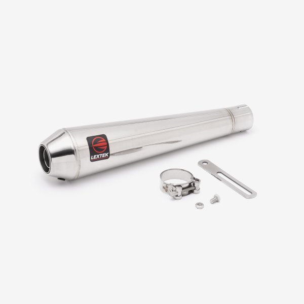 Lextek Stainless Steel AC1 Classic Silencer 350mm 51mm