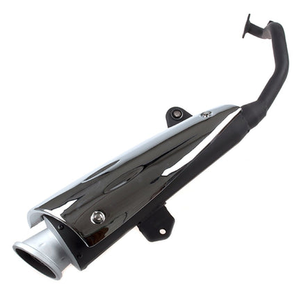 125cc Scooter Black Exhaust System for ZS125T-40, ZS125T-40-E4
