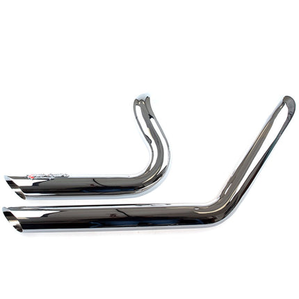 Lextek Chrome Exhaust System for Harley Davidson Sportster 883 / 1200 (04-13)