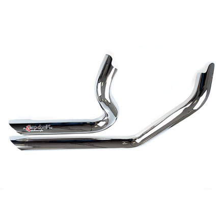 Lextek Chrome Exhaust System for Harley Davidson Sportster 883 / 1200 (04-13)