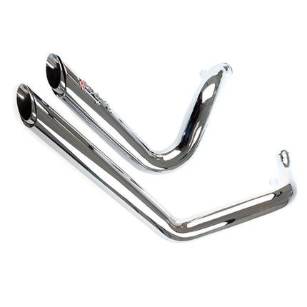 Lextek Chrome Exhaust System for Harley Davidson Sportster 883 / 1200 (04-13)