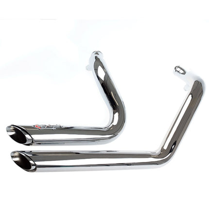 Lextek Chrome Exhaust System for Harley Davidson Sportster 883 / 1200 (04-13)