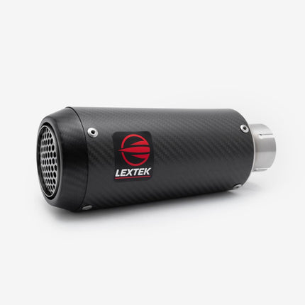 Lextek Carbon Fibre CP9C Exhaust Silencer 180mm 51mm