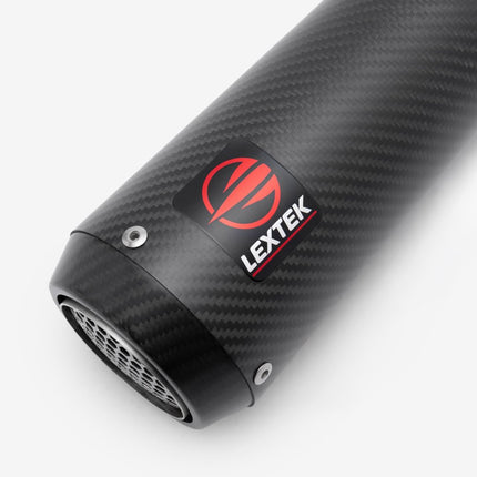Lextek Carbon Fibre CP9C Exhaust Silencer 180mm 51mm