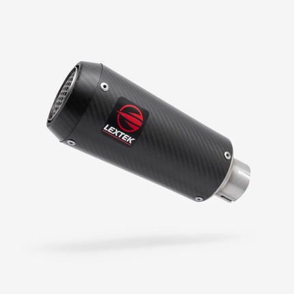 Lextek Carbon Fibre CP9C 180mm Exhaust System for Lexmoto Venom / Viper 125