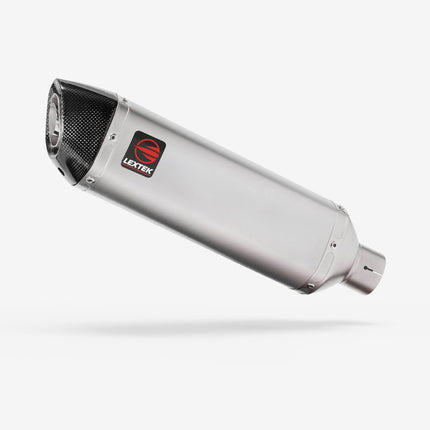Lextek Matt Stainless Steel VP1 300mm Exhaust with Link Pipe for BMW F900 R/XR 2020-2026