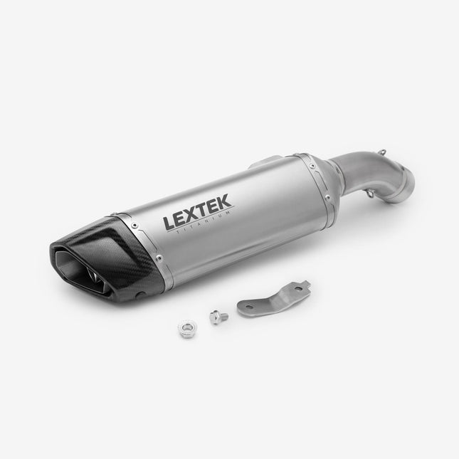 Lextek Titanium Exhaust Silencer for Yamaha YZF R6 (17-19) 60mm