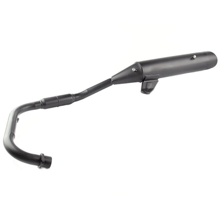 125cc Motorcycle Black Exhaust System for ZS125-79-E4, ZS125-79-E5
