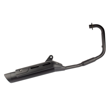 125cc Motorcycle Black Exhaust System for ZS125-79-E4, ZS125-79-E5