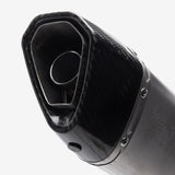 Lextek Titanium Exhaust Silencer for Yamaha YZF R6 (17-19) 60mm for Carbon Fibre Heat Guard