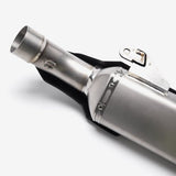 Lextek Titanium Exhaust Silencer for Yamaha YZF R6 (17-19) 60mm for Carbon Fibre Heat Guard