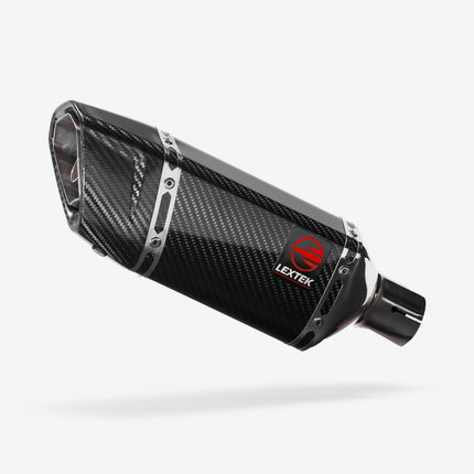 Lextek Carbon Fibre SP11C 200mm Exhaust with Link Pipe for Honda NC700/X (12-13) NC750/X (14-24)