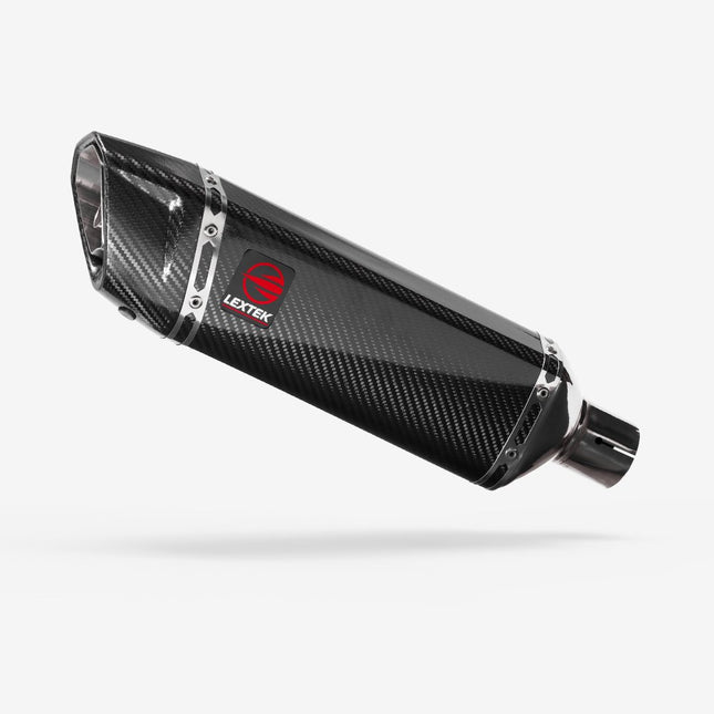Lextek Carbon Fibre SP9C 300mm Exhaust System for Yamaha T-Max 500 (01-11)