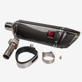 Lextek SP9CL Gloss Carbon Fibre Silencer 51mm (Left Hand)